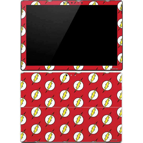DC Comics The Flash Logo Pattern Surface Pro 4 Skin